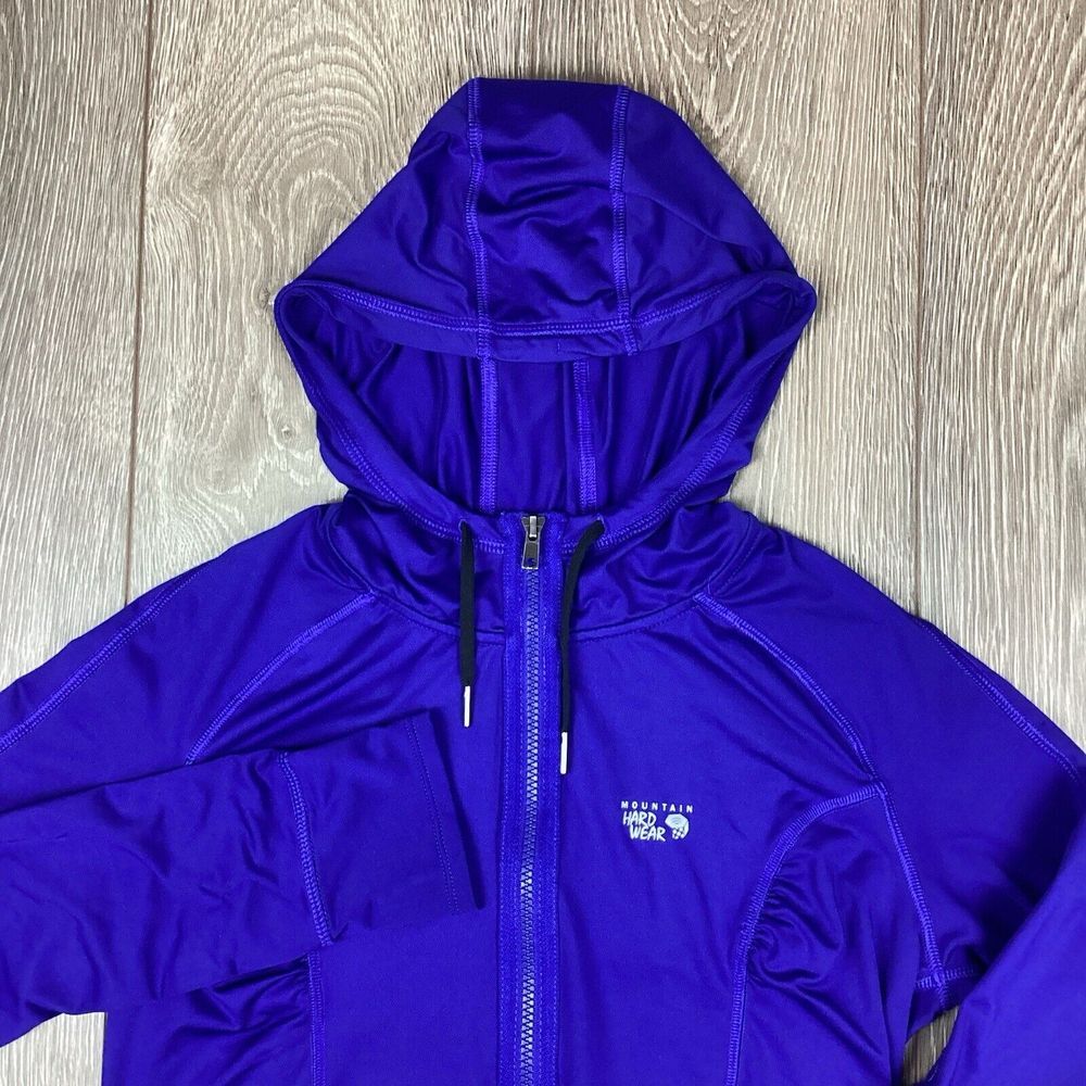 Mountain Hardwear Full Zip Woman's Jacket Long Sleeve Purple Active Athletic M
